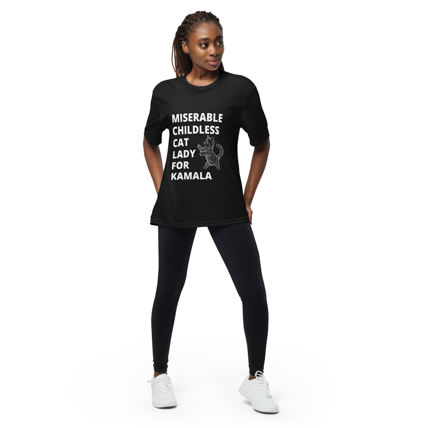 Unisex performance crew neck t-shirt